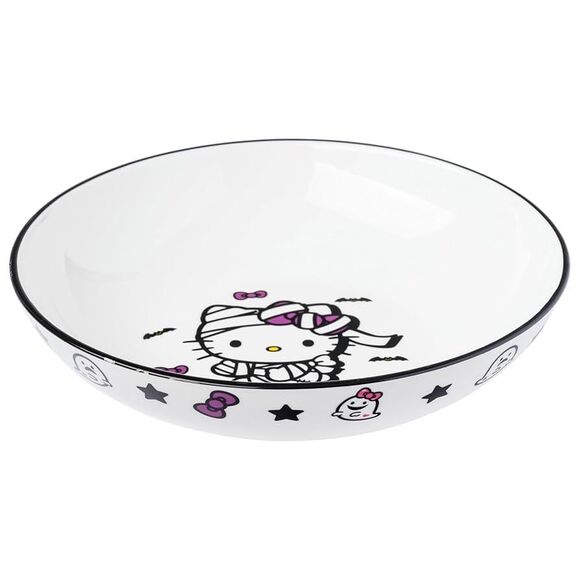 Set of 4 Sanrio Hello Kitty Halloween Spooky Coupe Ceramic Dinner Bowl, 9" - Picture 1 of 4